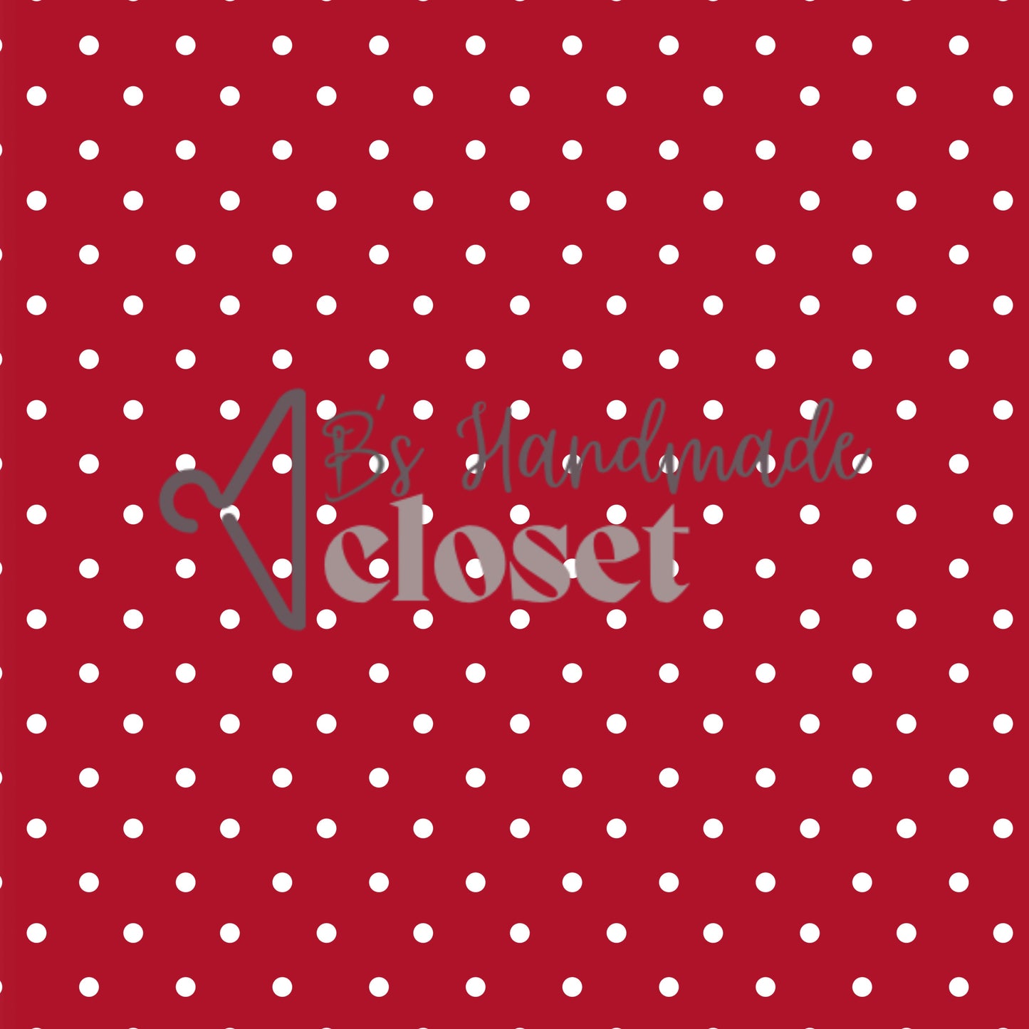 Christmas Red Polka Dot