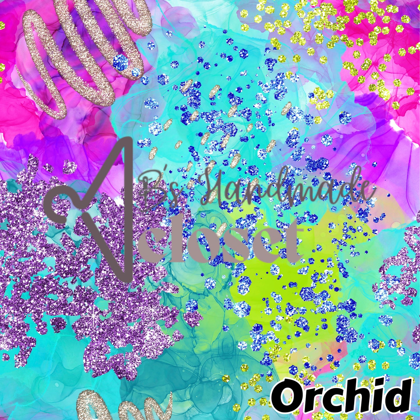 Alcohol Ink Orchid