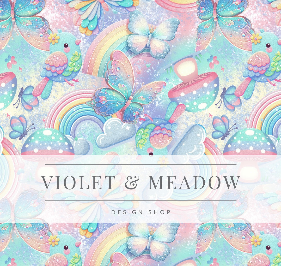 SR2 PASTEL RAINBOW BUTTERFLY