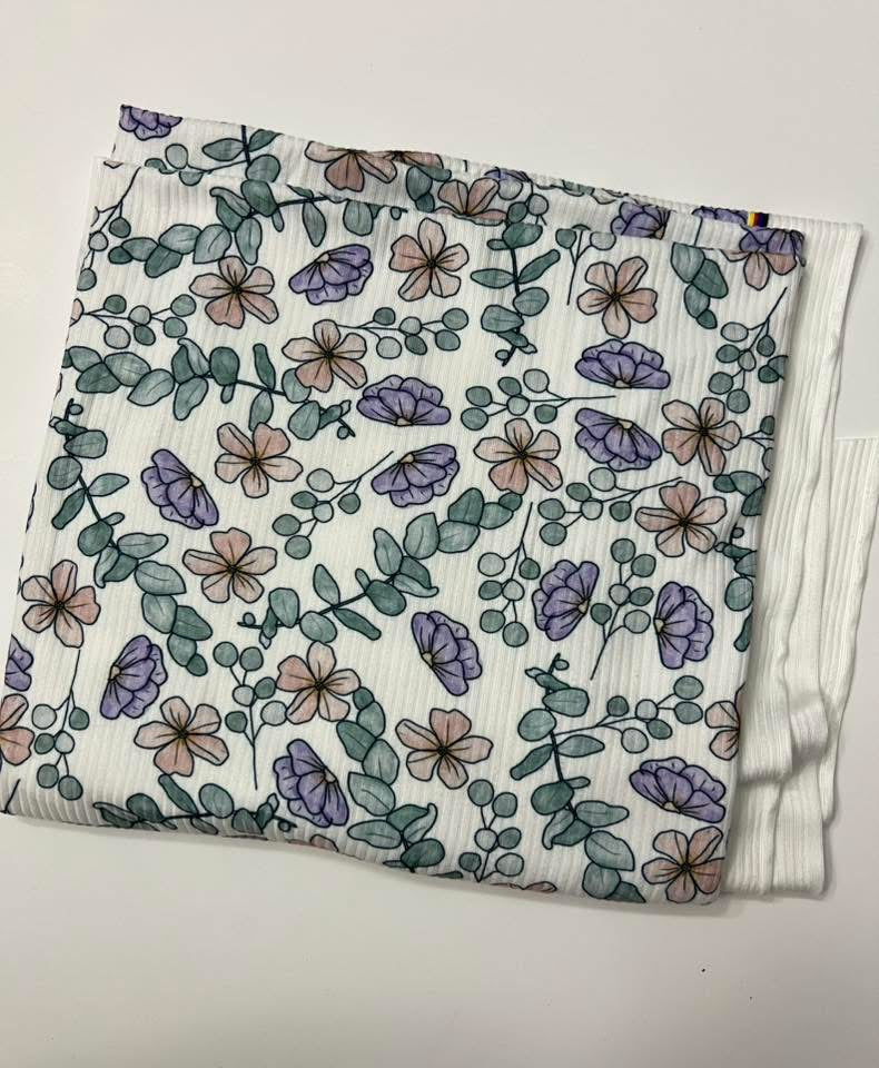 Purple/Light Pink Floral