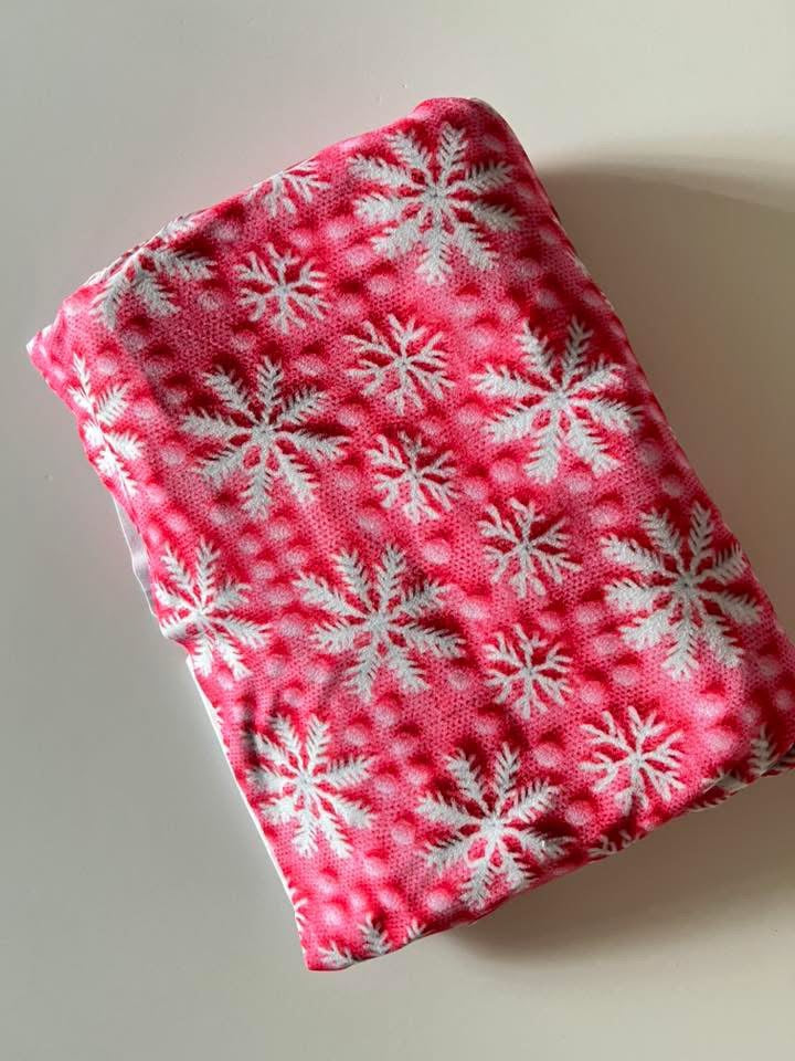 Pink Sweater Snowflakes