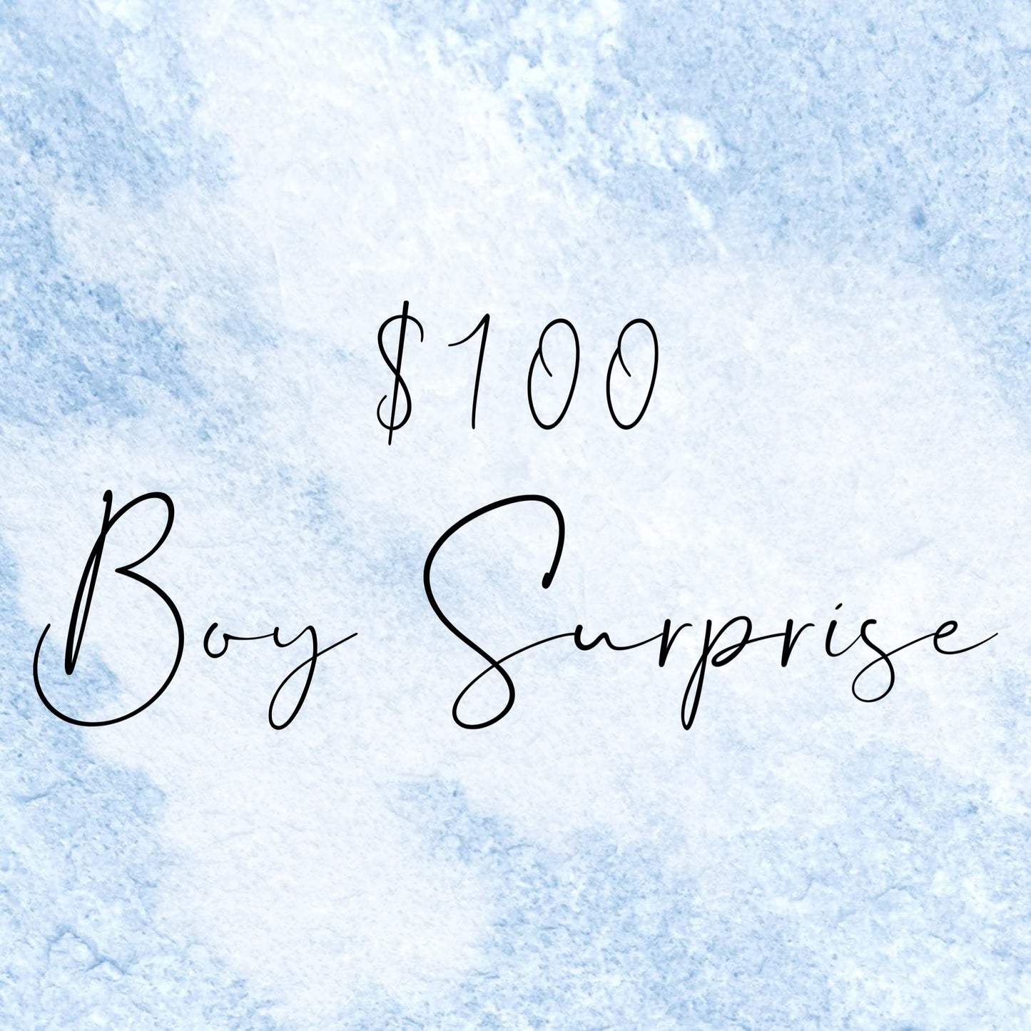 $100 Boy Surprise