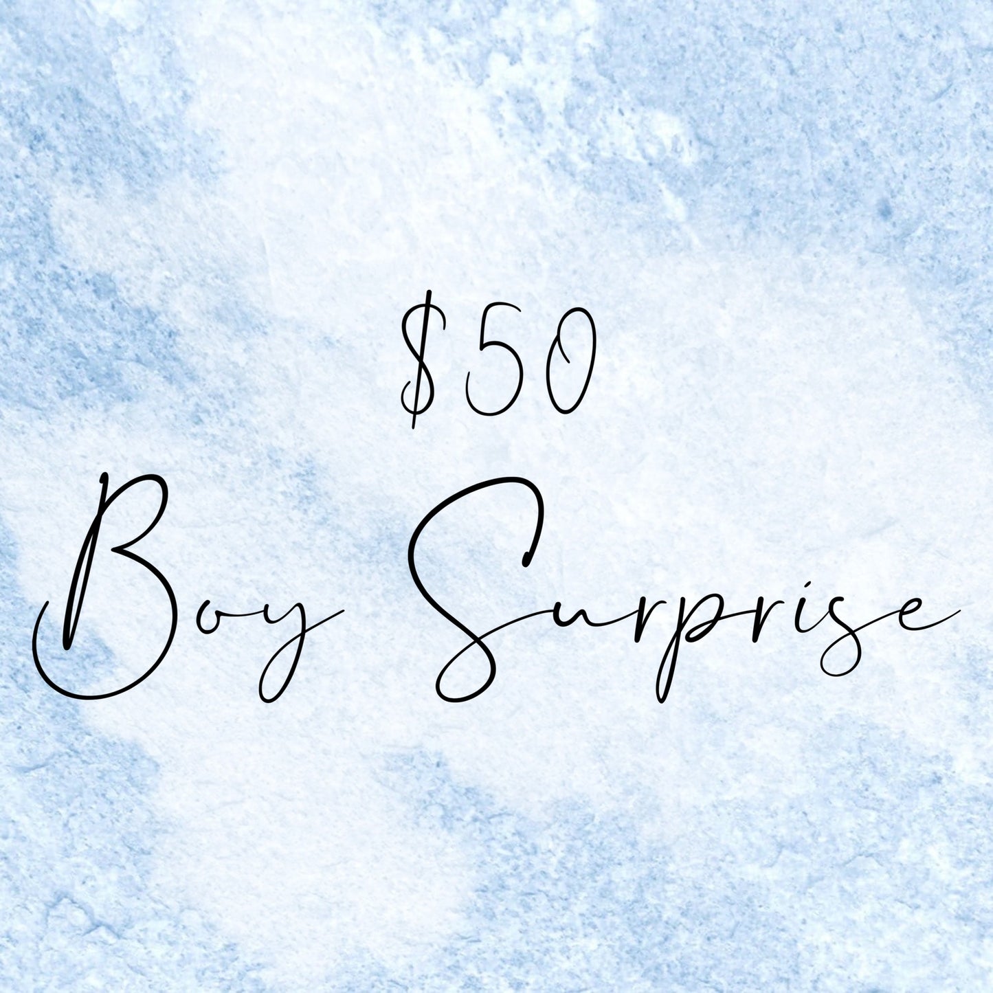 $50 Boy Surprise