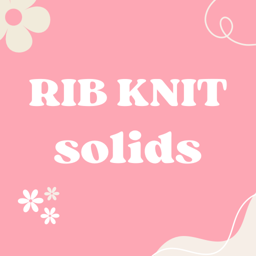 Solid Rib Knit