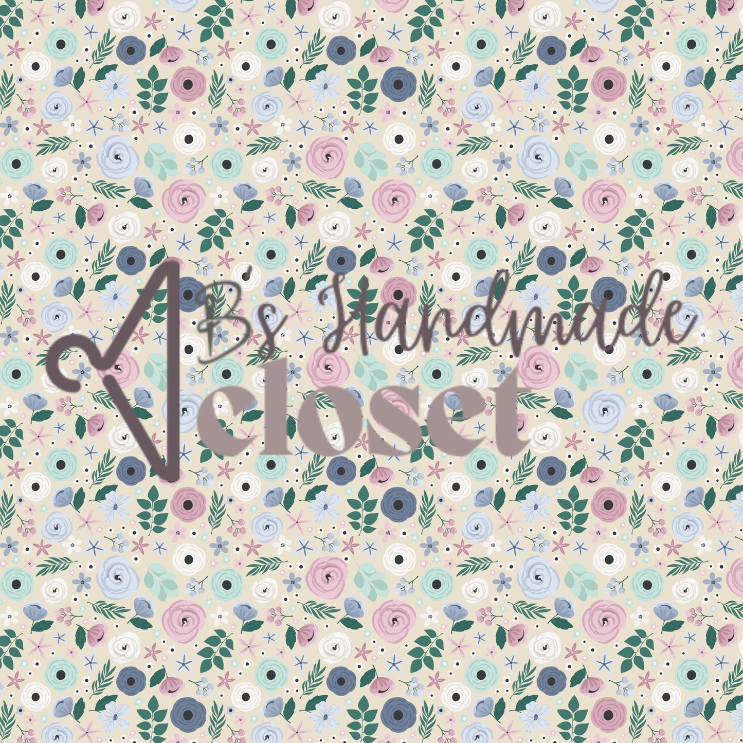 Cozy Floral on Cream