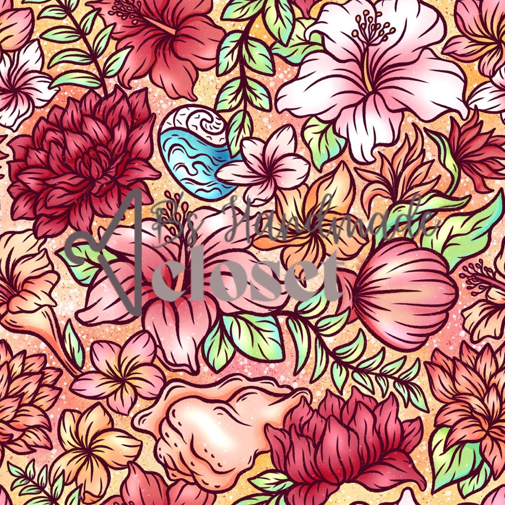 M O A N A. floral