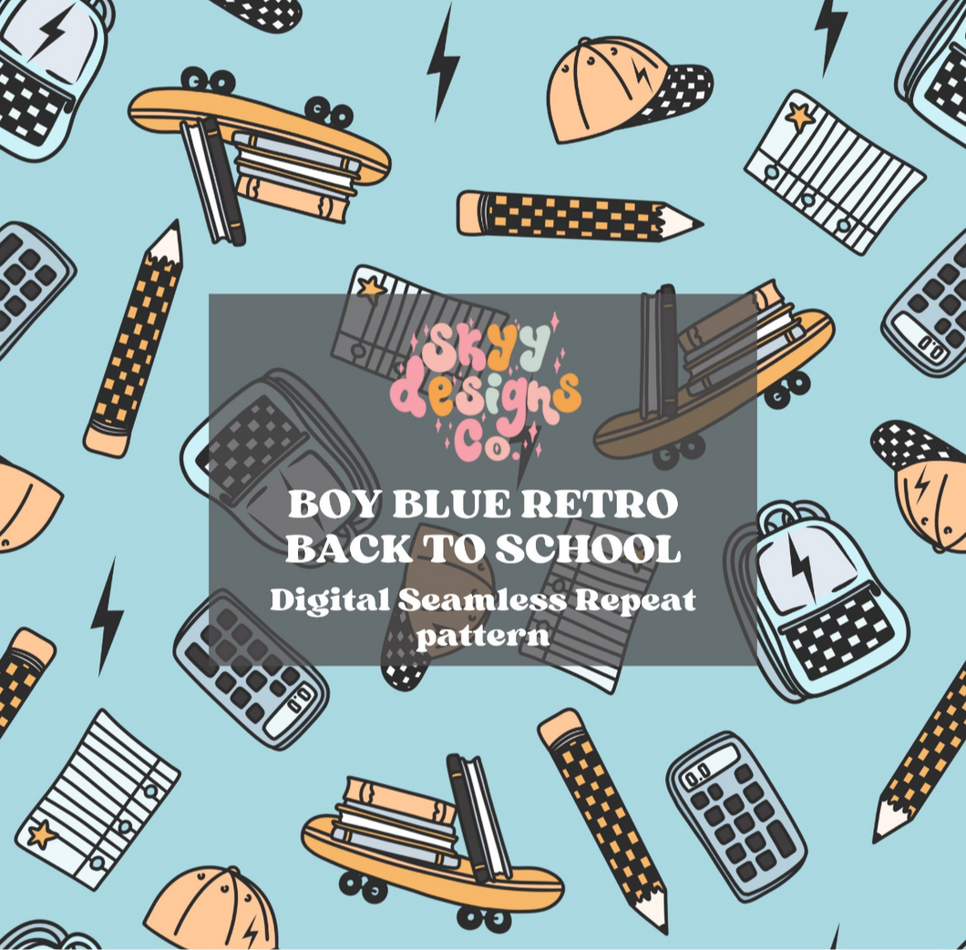 Boys Retro School Days