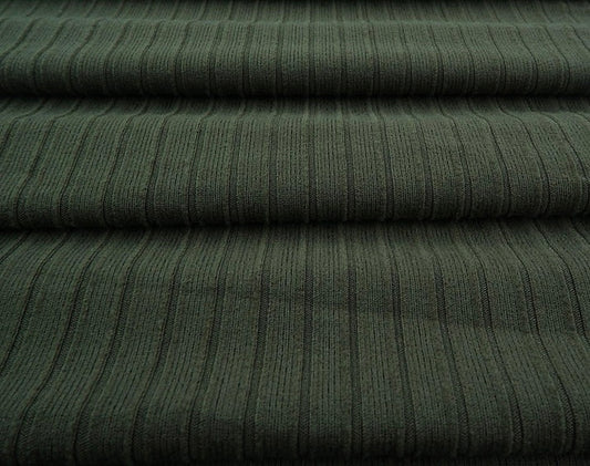 Dk Olive Rib Knit