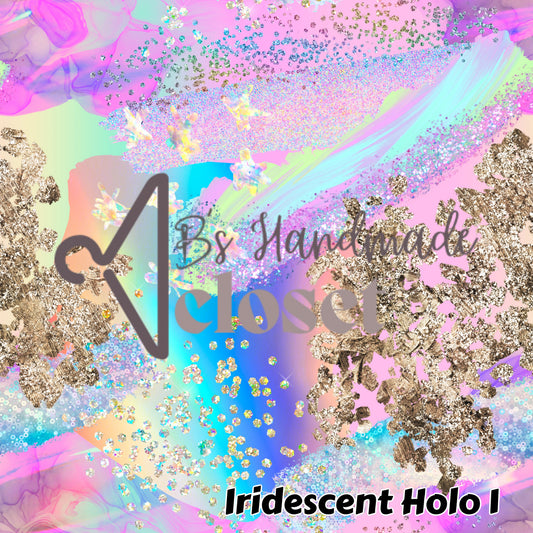 Alcohol Ink Iridescent Holo 1
