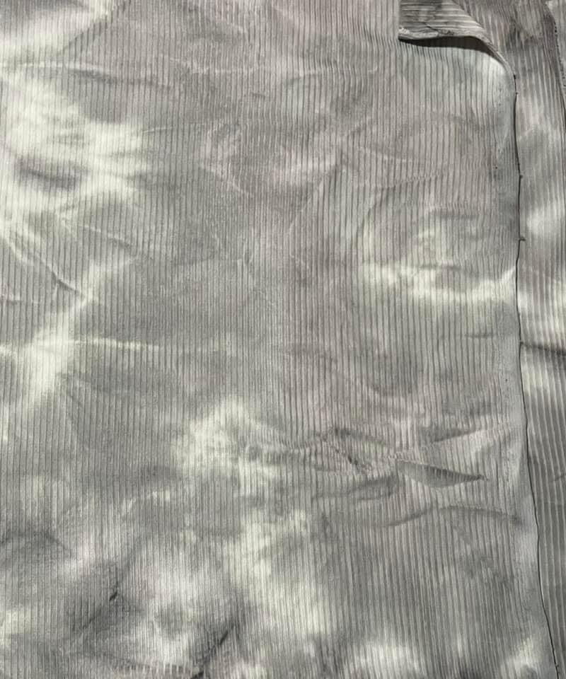Grey & White Tie Dye Rib