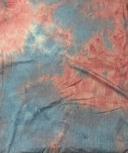 Pink & Blue TieDye Rib