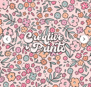 PINK FLORAL- SEE DESCRIPTION