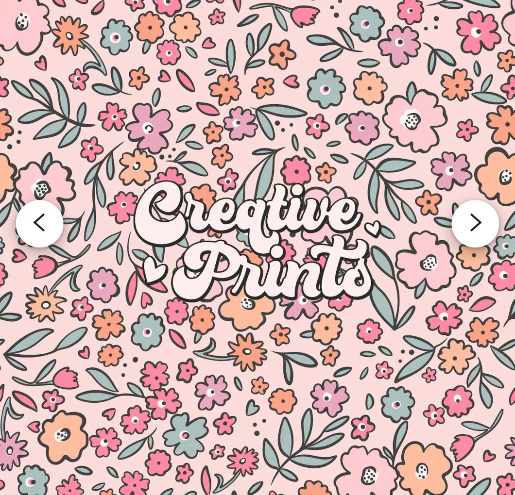 PINK FLORAL- SEE DESCRIPTION