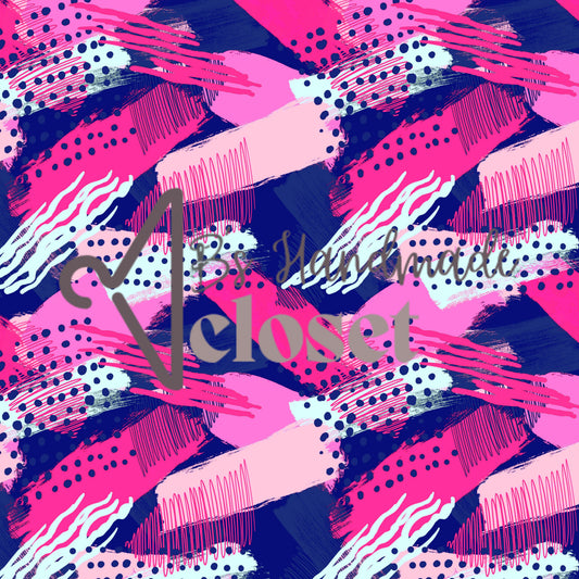 Bloomin’ Pink Shades Brushstroke