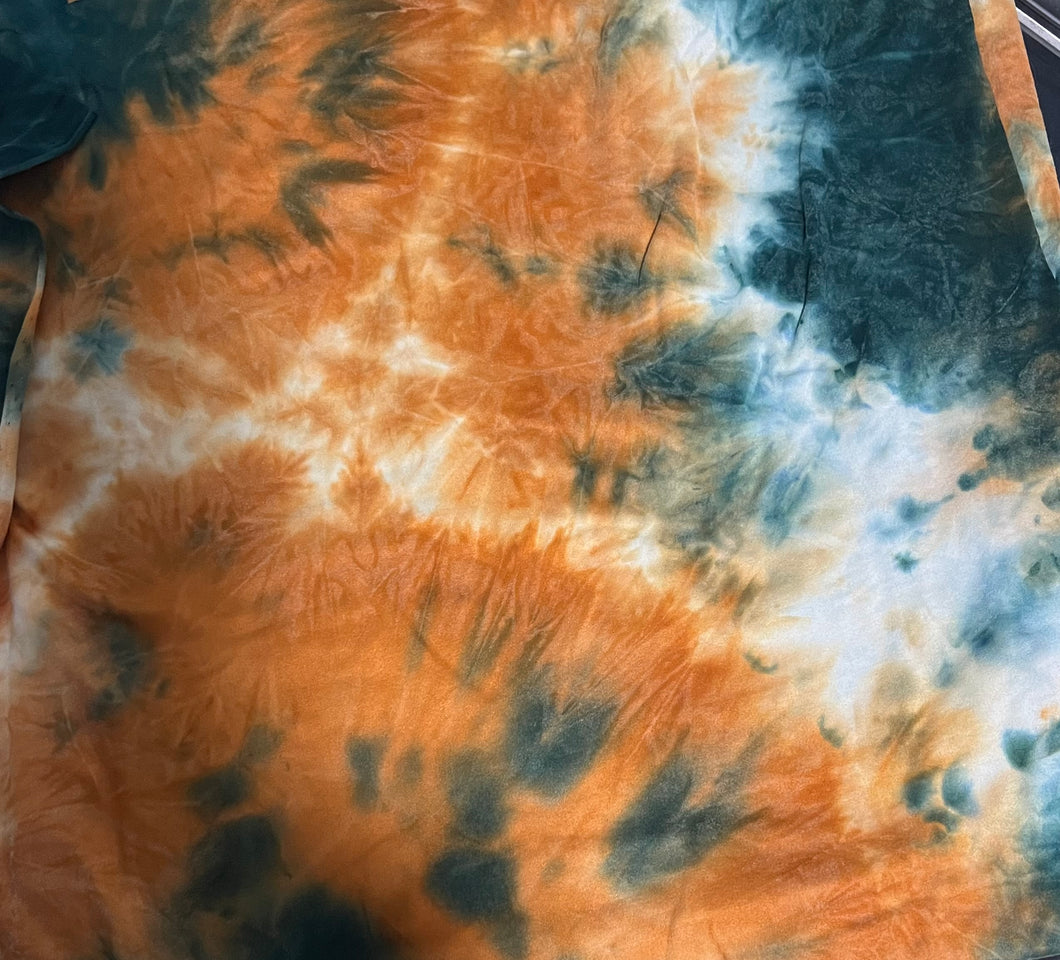 Rust/Hunter Tie Dye