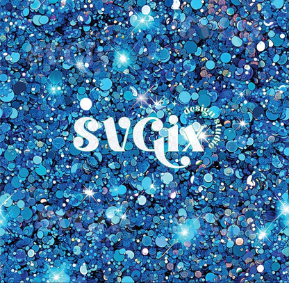 Blue Glitter