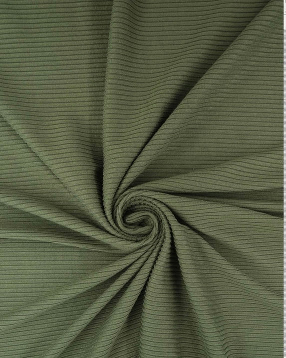 Olive Rib Knit