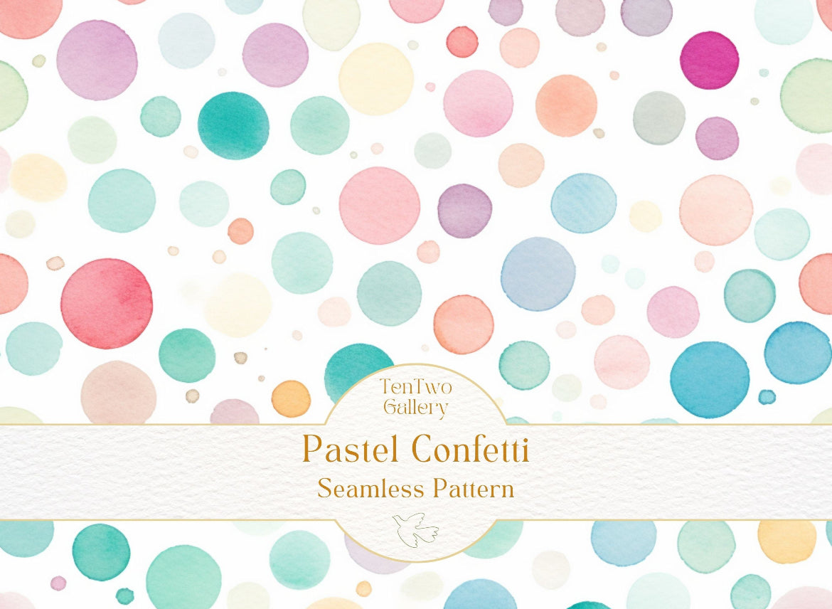 Watercolor Pastel Dot