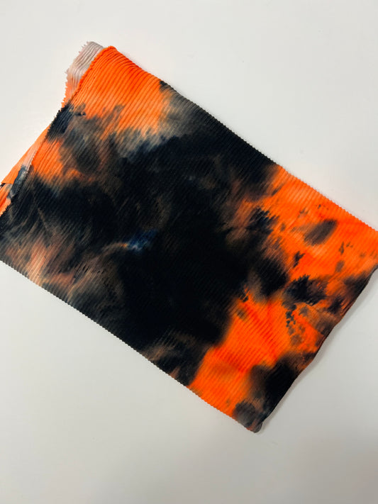 Neon Orange Tie Dye