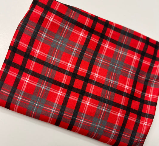 RED CHRISTMAS PLAID DBP