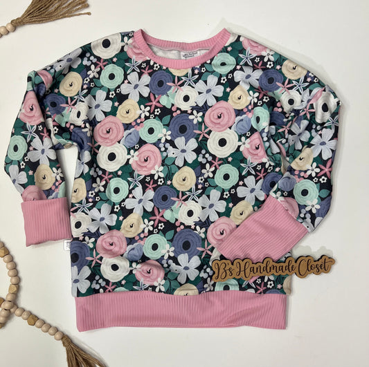 Cozy Floral on Black