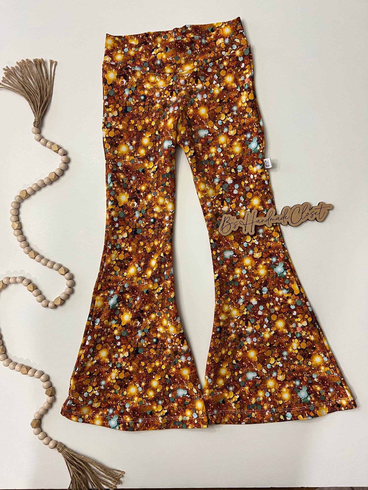 Gold Glitter- item MAY be colorblocked