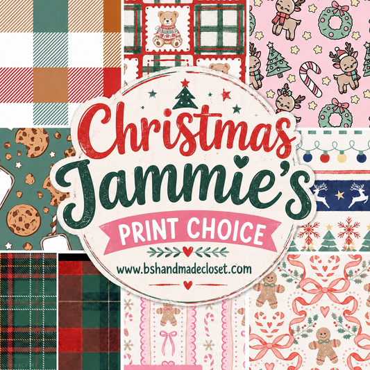 CHRISTMAS PJ PRINT CHOICE