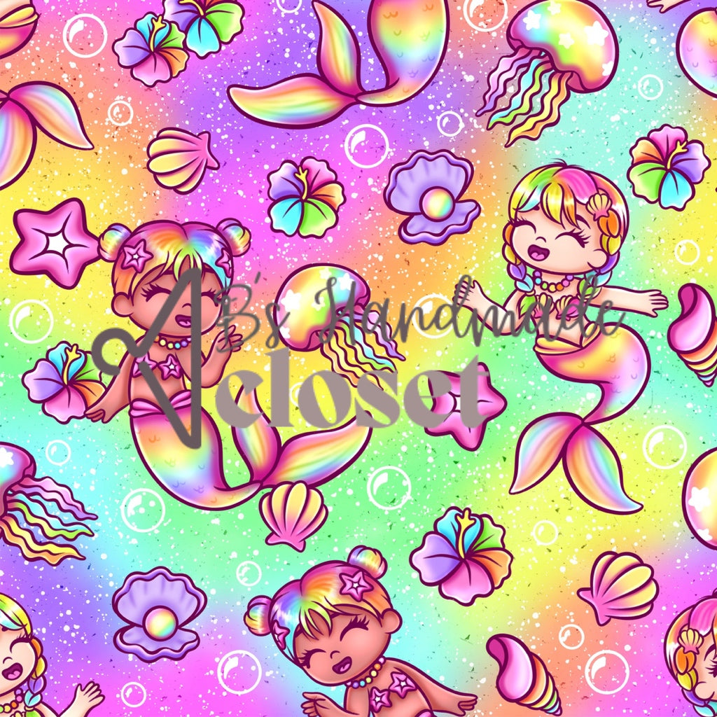 Colorful Mermaid