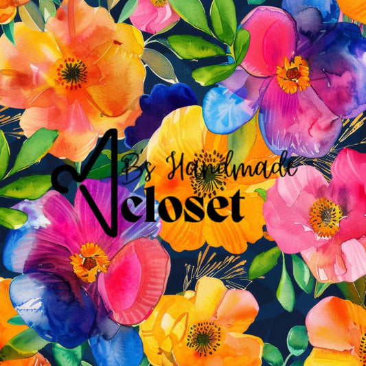 SR2 BRIGHT WATERCOLOR FLORAL