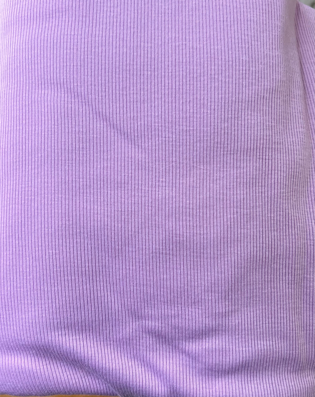 Lavender Rib Knit