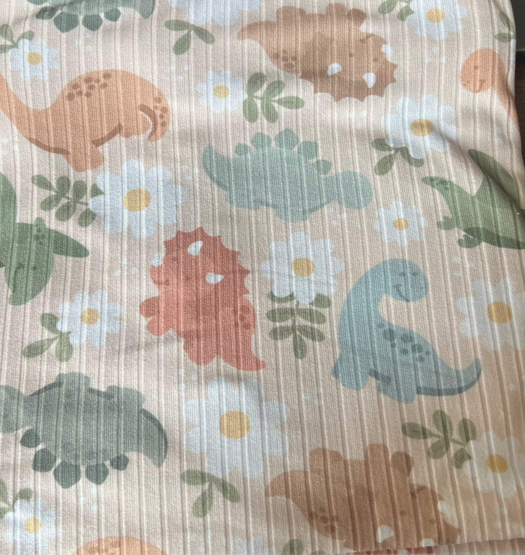 Pastel Dino w/floral