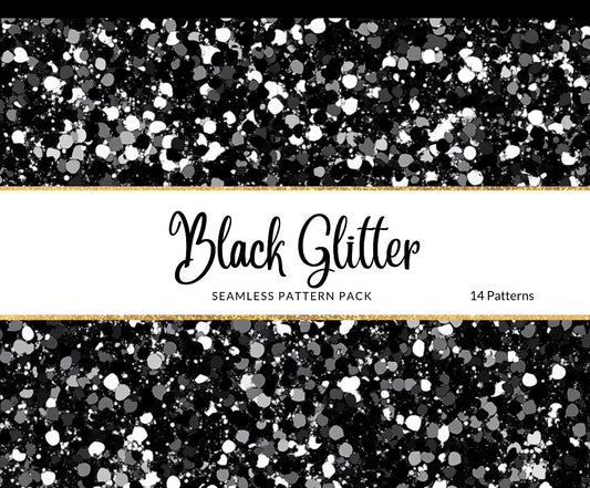 NYE BLACK GLITTER
