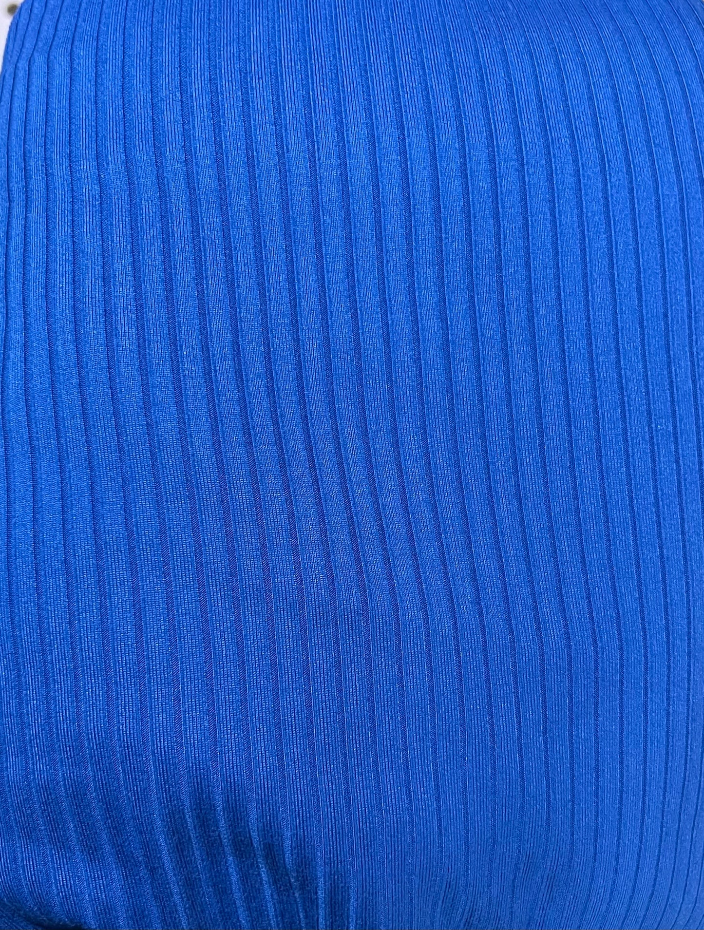 Royal Blue Rib Knit