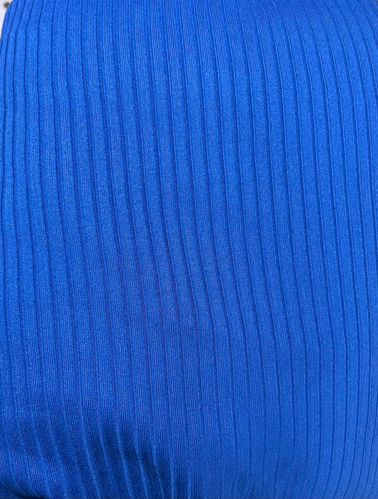 Royal Blue Rib Knit