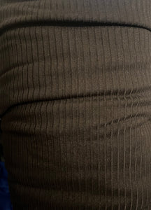 Black Rib Knit