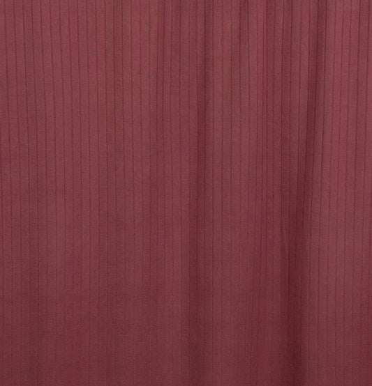 Dark Mauve Ribbed