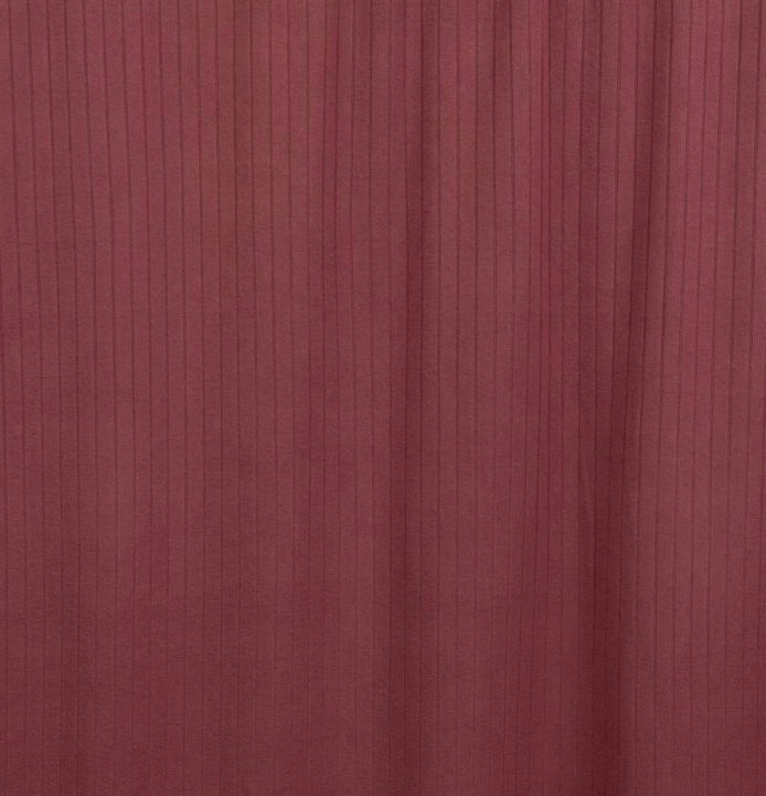 Dark Mauve Ribbed